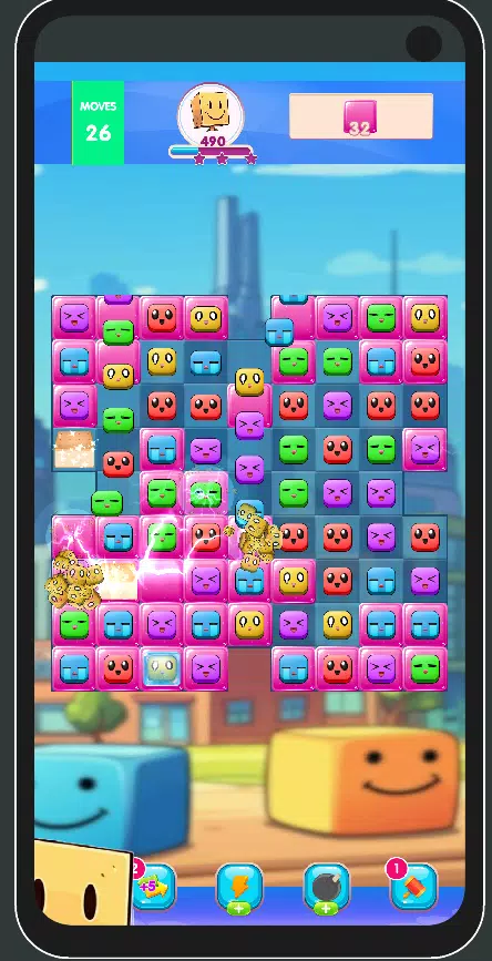 Match3: Fun Emoji Smile Ảnh chụp màn hình 3