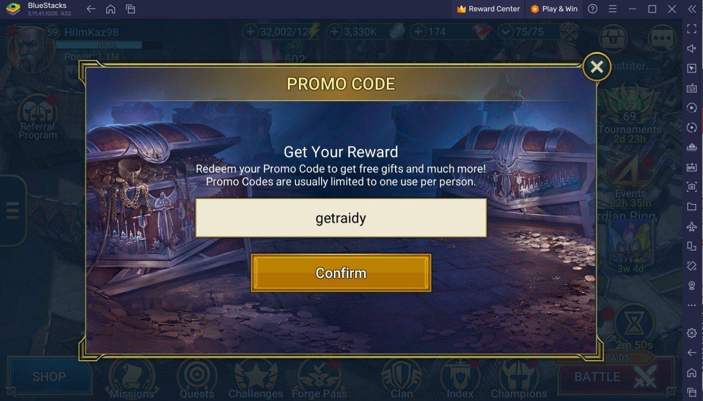 Raid: Shadow Legends Redeem Codes (January)