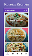 Korean Recipes Screenshot 1