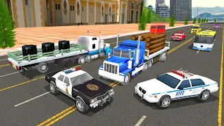 Transporter Truck Driving 3D Screenshot 2