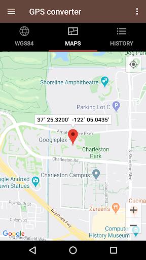 GPS coordinate converter Screenshot 3
