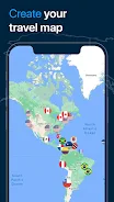 Pin Traveler: Trip, Travel Map Schermafbeelding 1