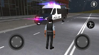 American Police Van Driving ဖန်သားပြင်ဓာတ်ပုံ 2