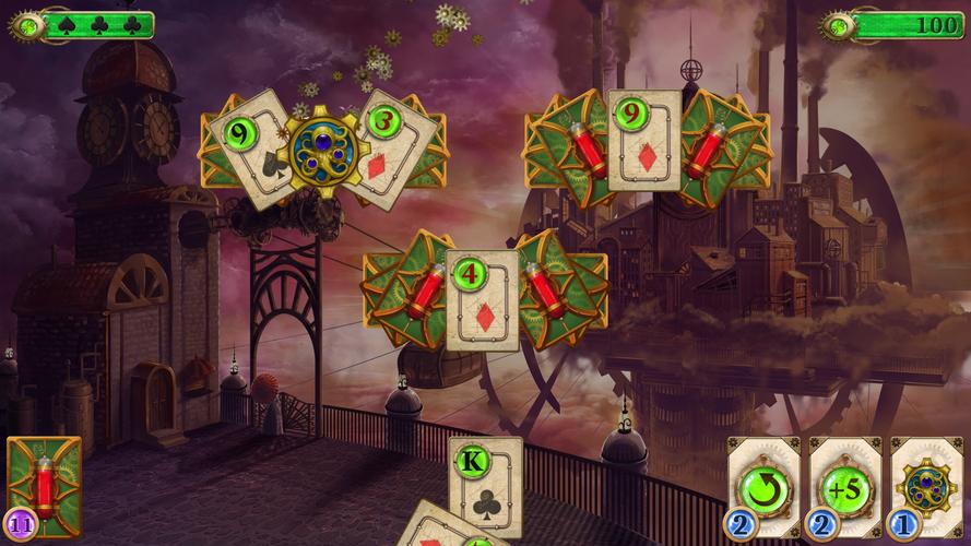 Steampunk Solitaire Schermafbeelding 3