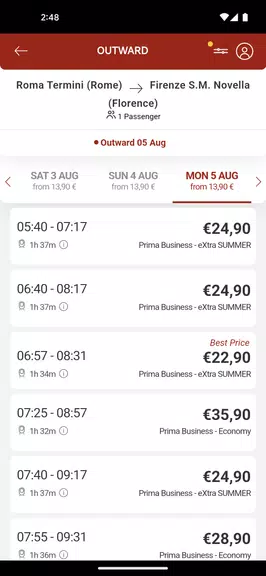 Italo Treno Captura de pantalla 2