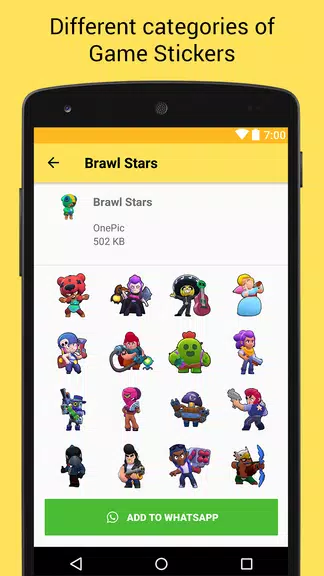Game Stickers for Whatsapp 스크린샷 3