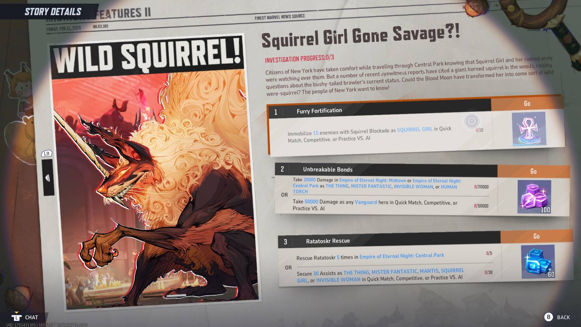 Salvataggio di Ratatoskr: una guida in Marvel Rivals a Central Park