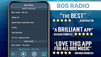 80s Radio Favorites Schermafbeelding 2