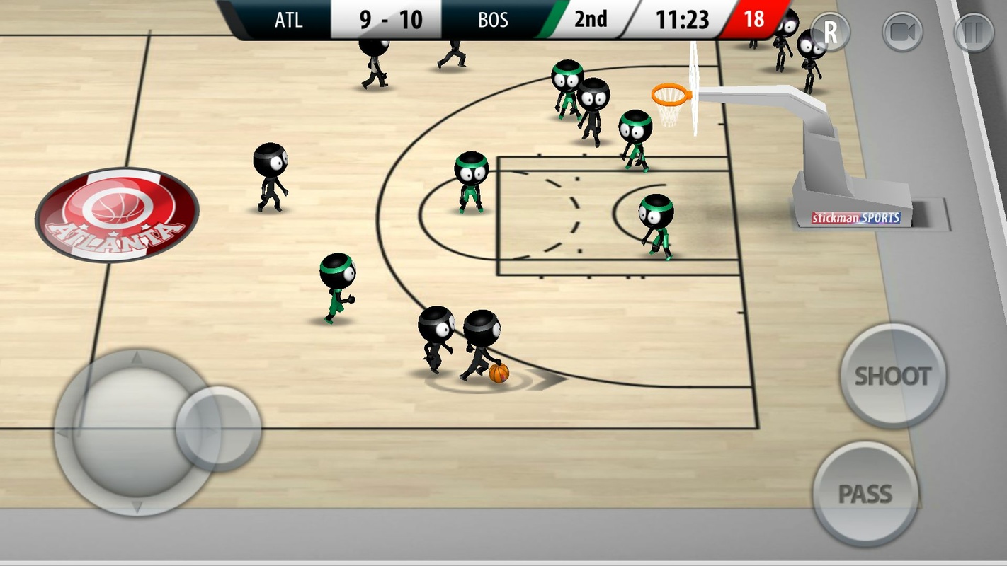 Stickman Basketball 2017 Скриншот 1