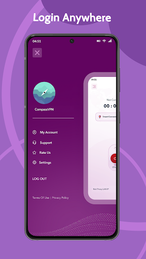 CompassVPN: Fast Unlimited VPN स्क्रीनशॉट 3