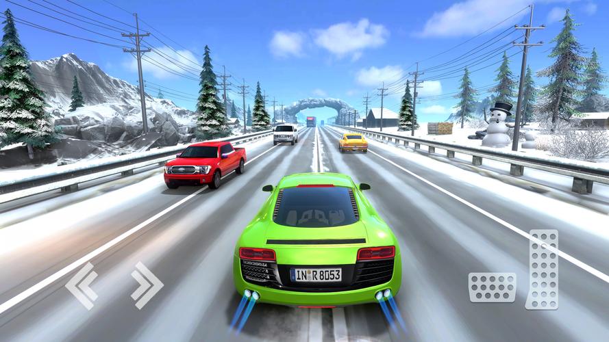 Real Highway Car Racing Games Schermafbeelding 3