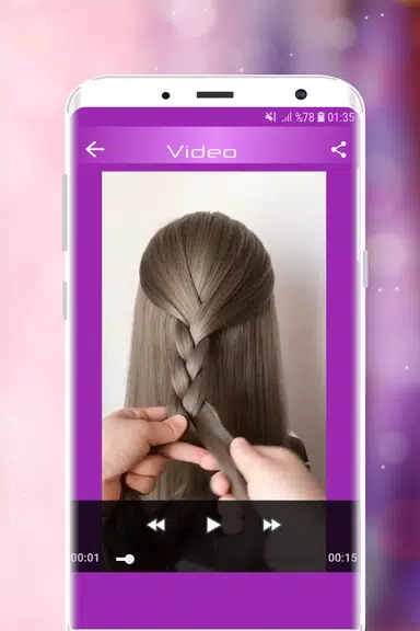 Hairstyles Step by Step Videos Screenshot 4