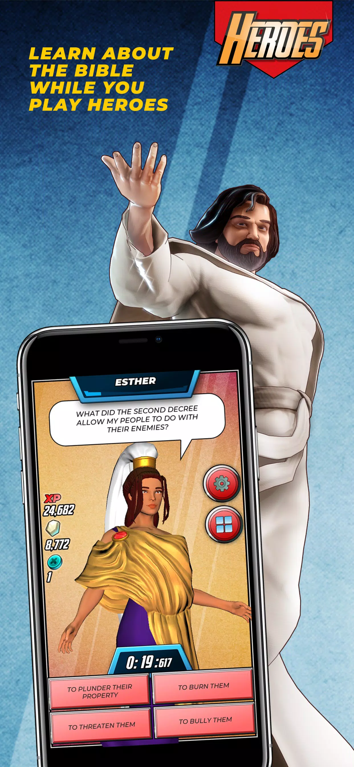 Bible Trivia Game: Heroes应用截图第2张