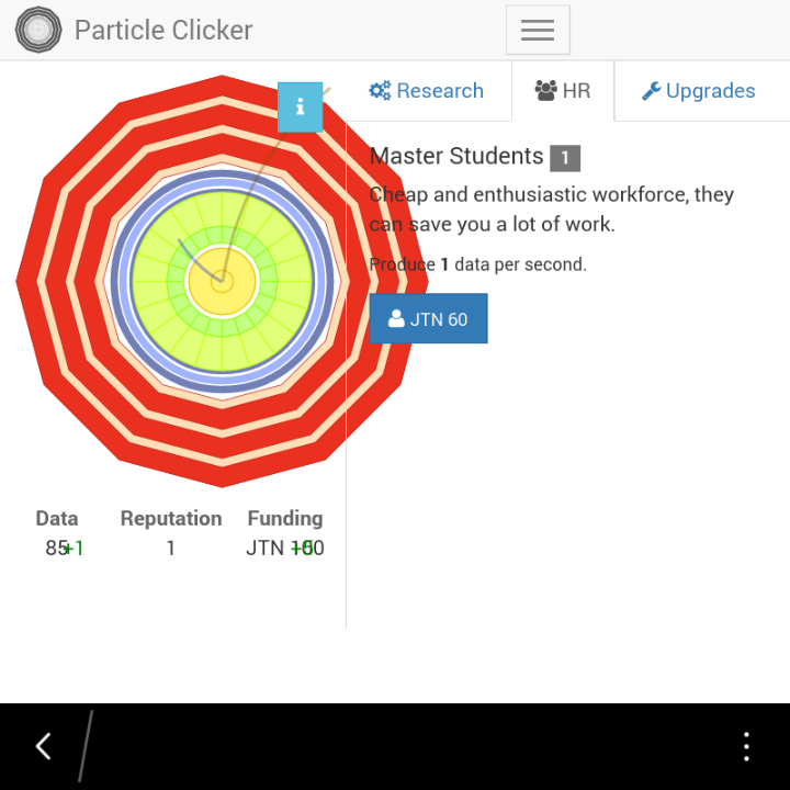 Schermata Particle Clicker 3