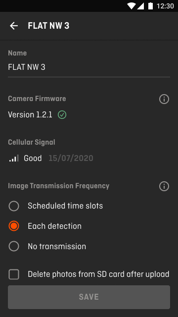 Schermata HuntSmart: The Trail Cam App 1