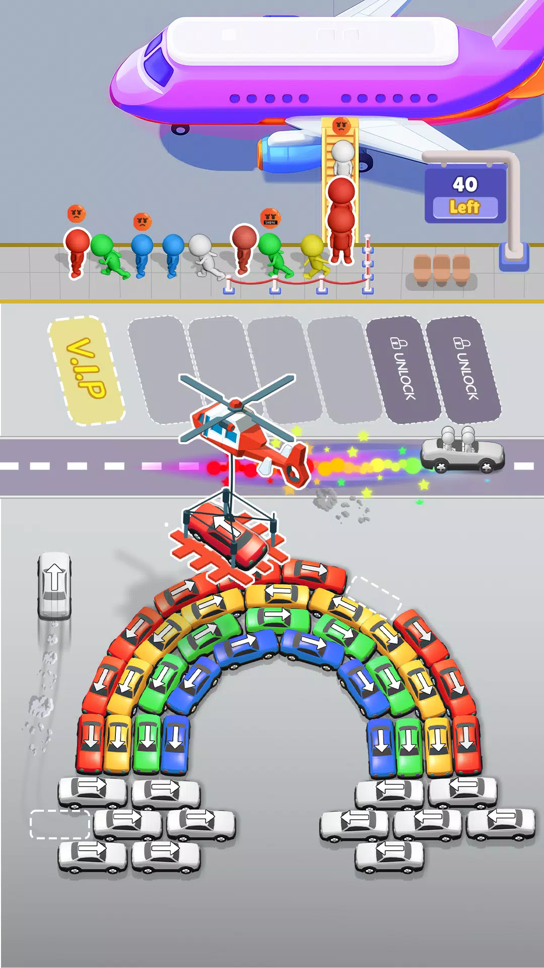 Bus Sort Jam: Parking Puzzle ภาพหน้าจอ 2