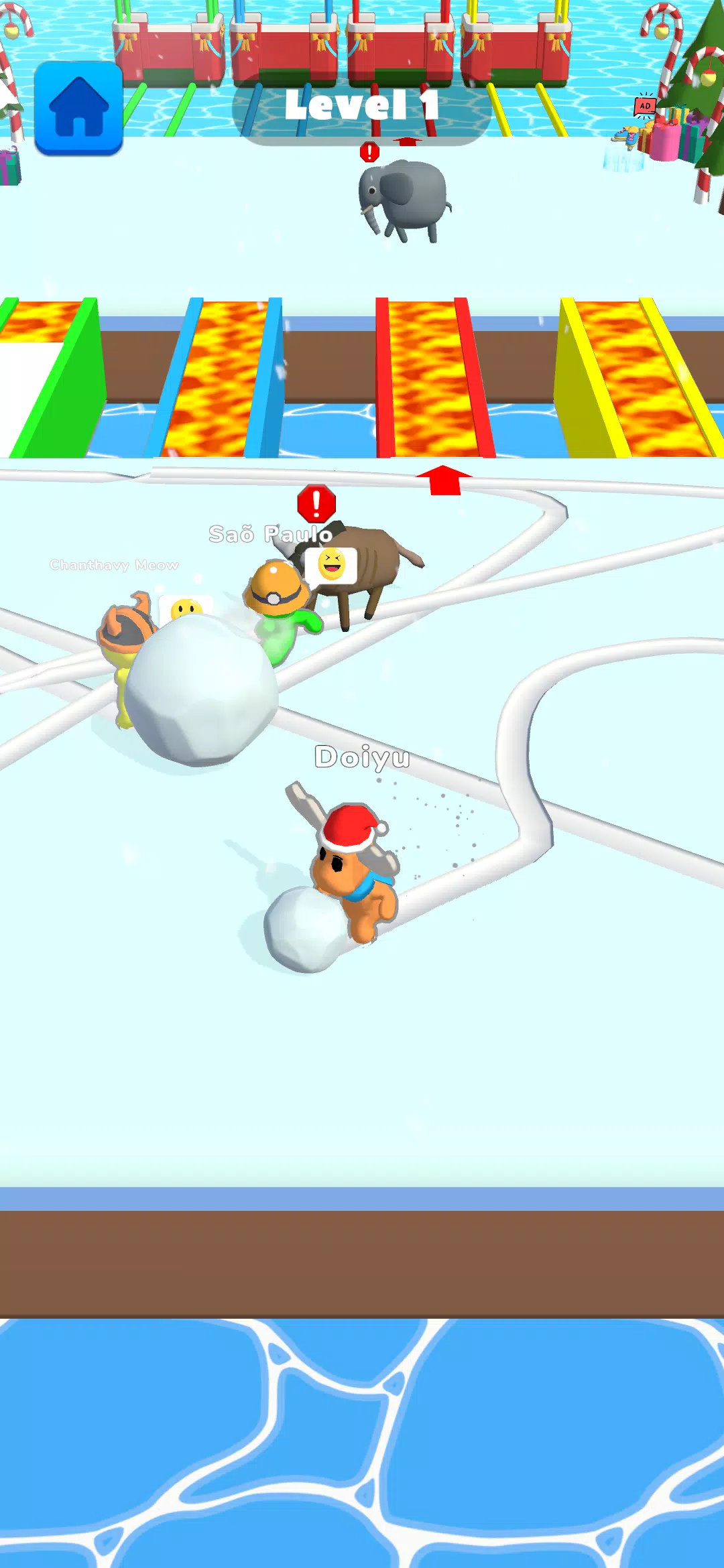 Ice Runner Battle: Snow Race Ảnh chụp màn hình 4