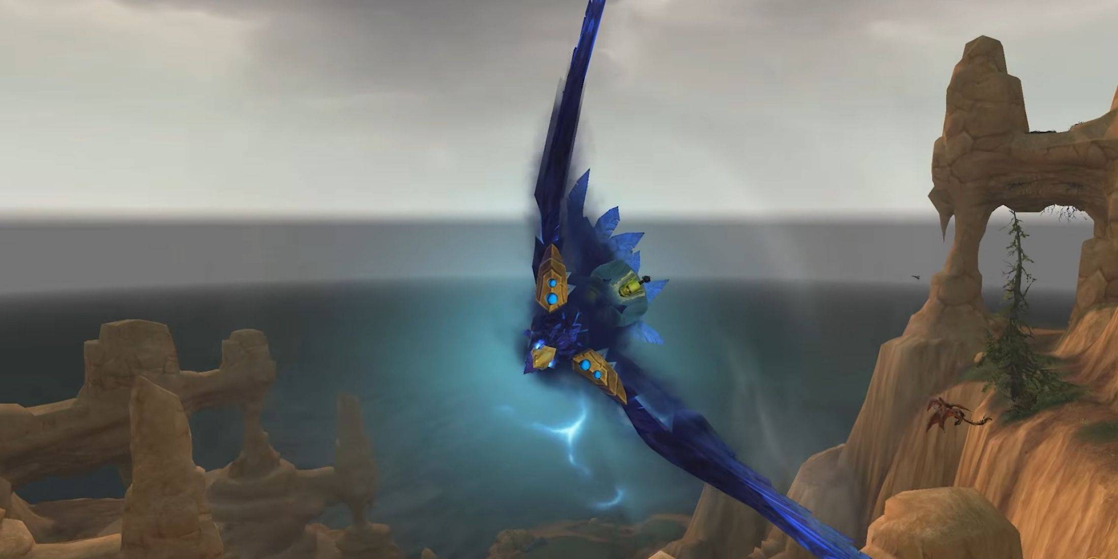 World of Warcraft Patch 11.0.7 Thrayir Eyes of the Siren Stormcrow Mount