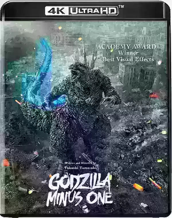 Godzilla Minus One 4K UHD Cover