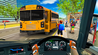 School Bus Transport Simulator Captura de pantalla 2