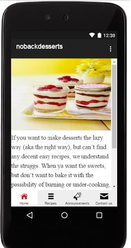 No Bake Desserts Easy Recipes Screenshot 1