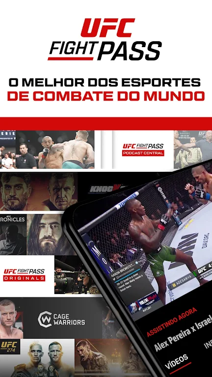 UFC Fight Pass - MMA ao vivo Captura de pantalla 1