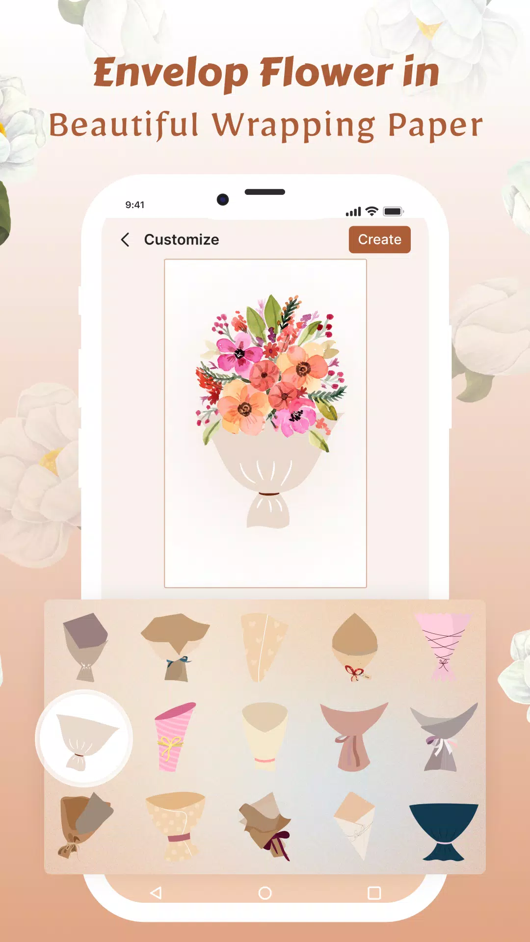 Flower Language Wallpaper DIY 스크린샷 2