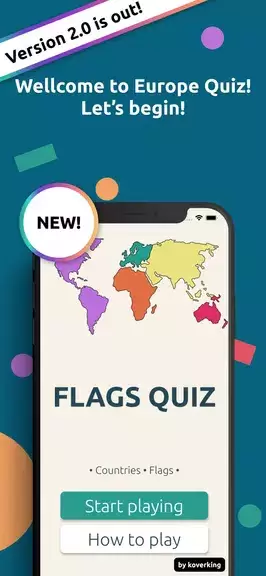 Flags Quiz:  World Geo Trivia ဖန်သားပြင်ဓာတ်ပုံ 1