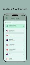 Schermata Green VPN - Fast VPN - Proxy 3