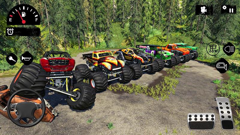 Hillock Monster Truck Driving Ảnh chụp màn hình 4