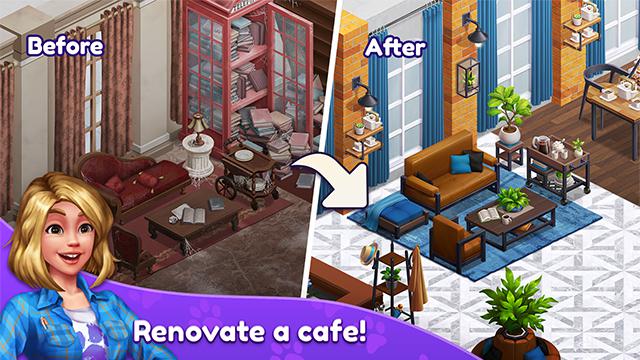 Piper's Pet Cafe - Solitaire Screenshot 1