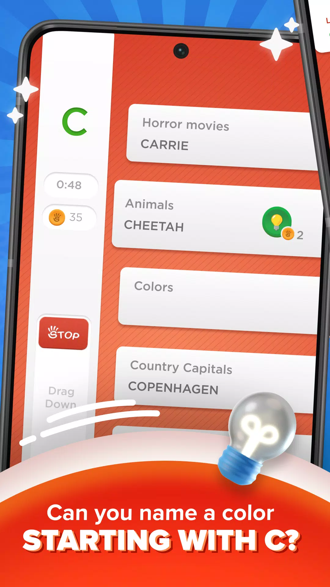 Stop - Categories Word Game Screenshot 3