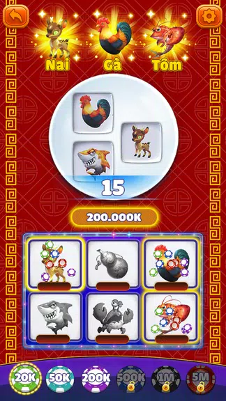 Bau Cua - Bầu Cua Tôm Cá スクリーンショット 1