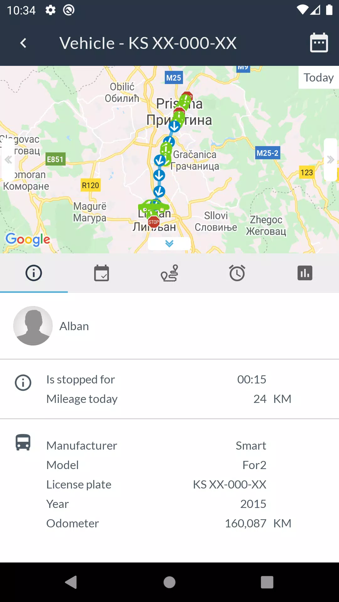 Frotcom Fleet Manager Captura de pantalla 4