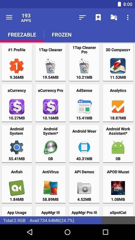 AppMgr Pro III應用截圖第2張