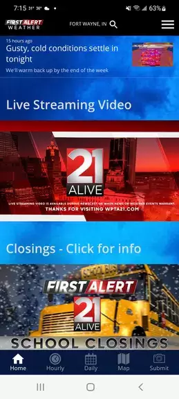 21Alive First Alert Weather स्क्रीनशॉट 3