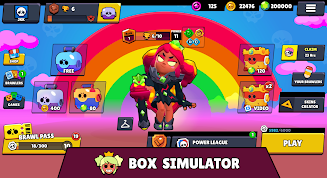 Box Simulator Mandy Brawl Star Скриншот 2