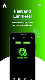 Plato VPN Super Fast Secure Capture d’écran 4