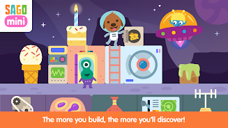 Sago Mini Space Blocks Builder ဖန်သားပြင်ဓာတ်ပုံ 1