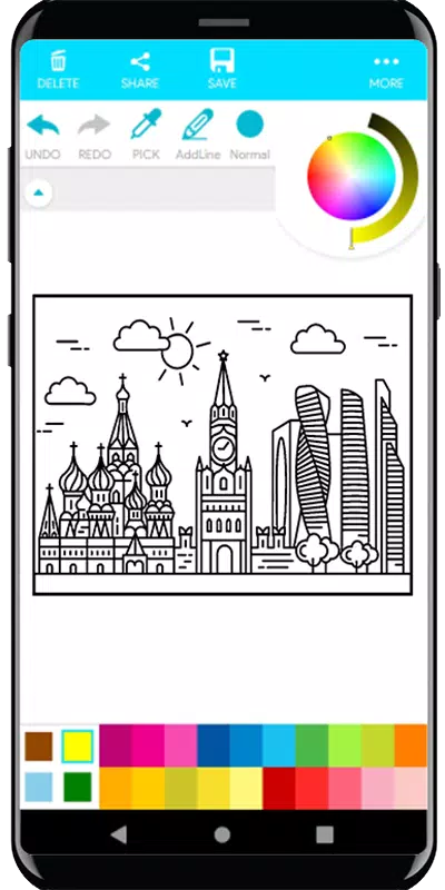 Coloring Travels スクリーンショット 2