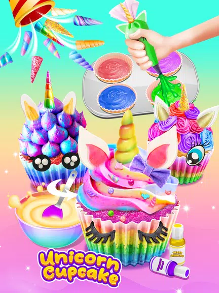 Cupcake Maker: Unicorn Cupcake Screenshot 3