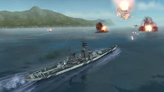 WARSHIP BATTLE:3D World War II Schermafbeelding 1