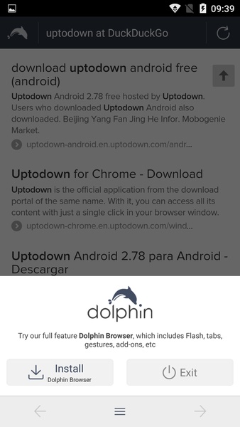 Dolphin Zero Incognito Browser स्क्रीनशॉट 1