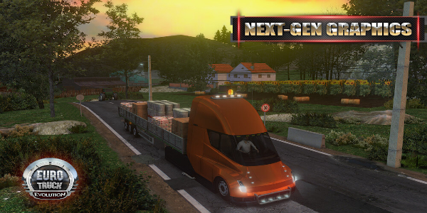 Euro Truck Driver Mod Tangkapan skrin 1