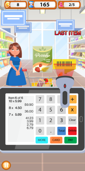 Supermarket Cashier Simulator Mod スクリーンショット 1