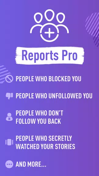 Reports Pro for Instagram स्क्रीनशॉट 1