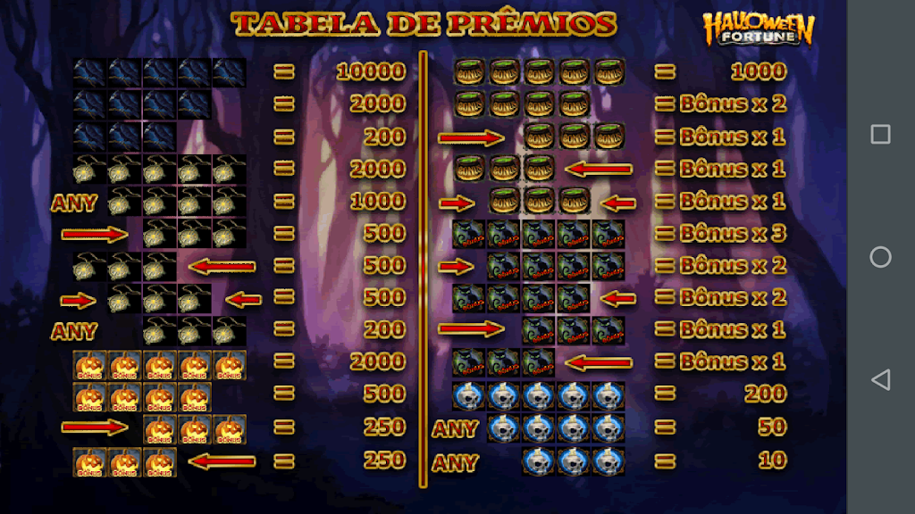 Halloween Fortune Caça Níquel Screenshot 3