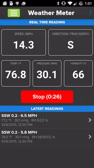 Wind & Weather Meter 스크린샷 1