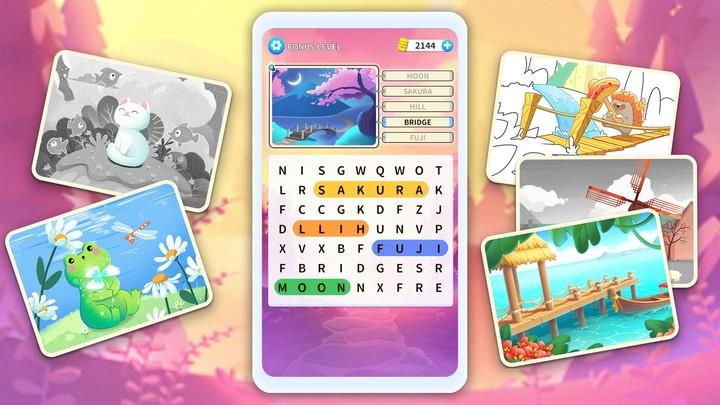 Ring of Words: Word Finder Скриншот 1