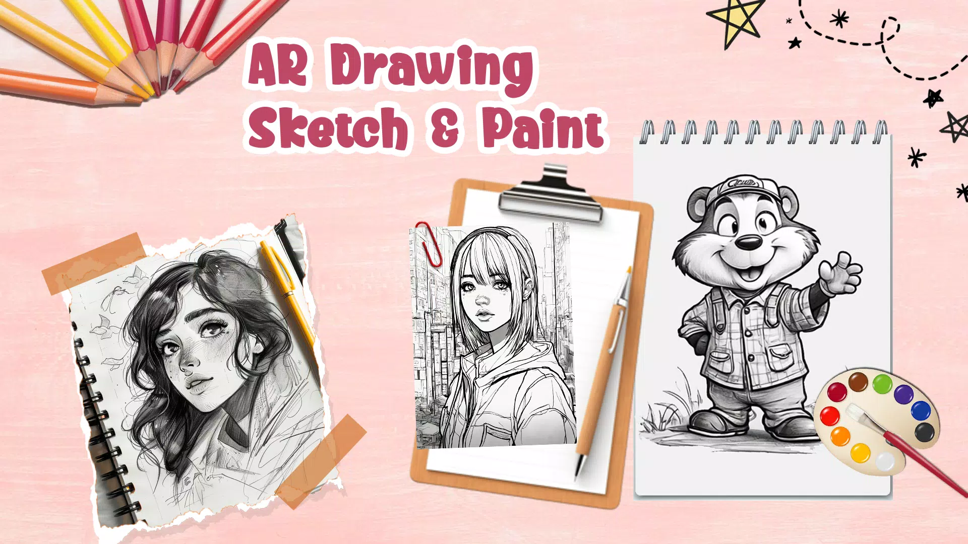 Draw Anime: AR Drawing Sketch应用截图第1张